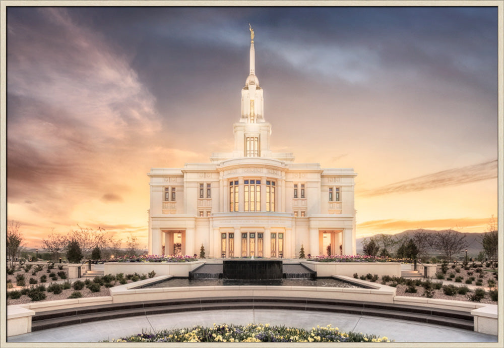 Payson Temple - Chrome Series by Robert A Boyd