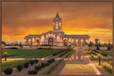 Fort Collins Temple - Amber Sunset by Robert A Boyd