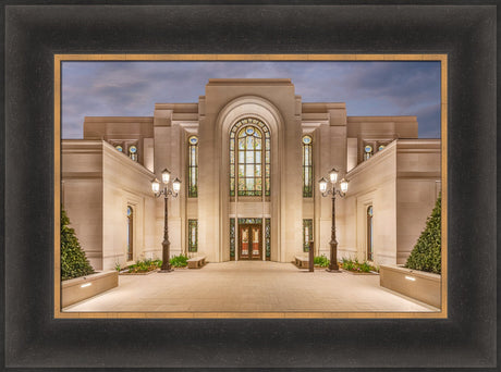 Paris Temple - Art Glass Windows by Robert A Boyd