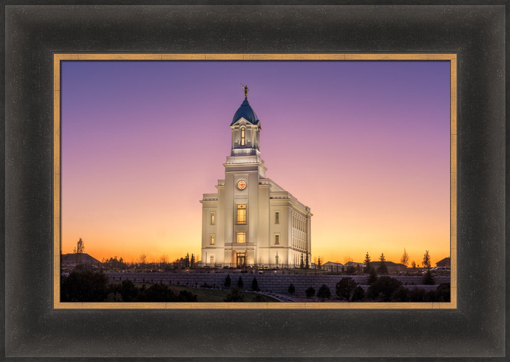 Cedar City Temple - Like a Fire is Burning by Robert A Boyd