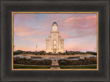 Cedar City Temple - Morning by Robert A Boyd