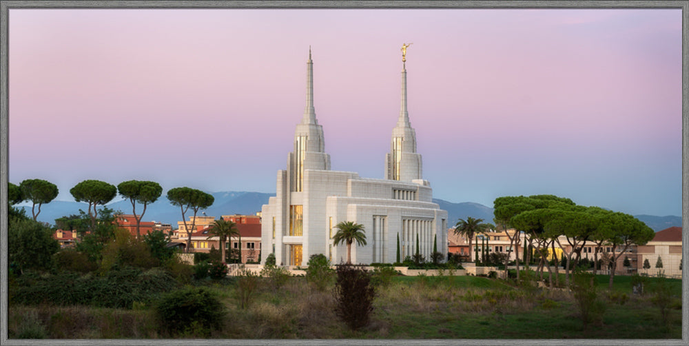 Rome Temple - Sunset by Robert A Boyd