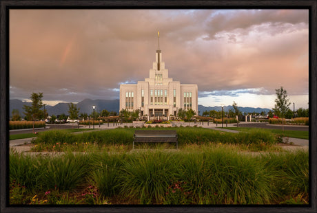 Saratoga Springs - Promised Blessings - framed giclee canvas