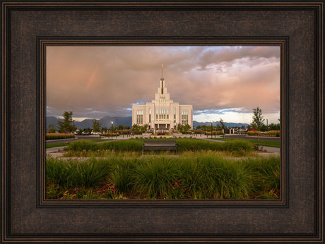 Saratoga Springs - Promised Blessings - framed giclee canvas