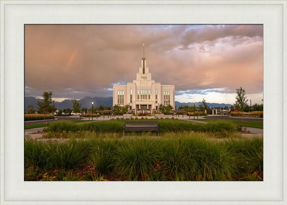 Saratoga Springs - Promised Blessings - framed giclee canvas