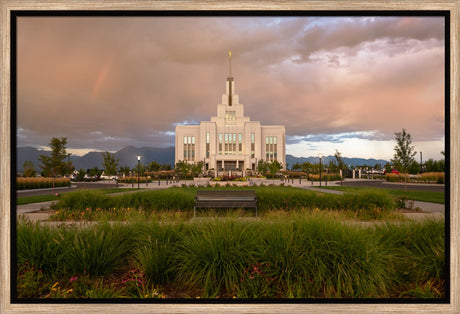 Saratoga Springs - Promised Blessings - framed giclee canvas