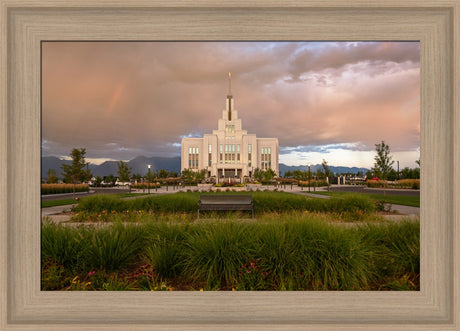 Saratoga Springs - Promised Blessings - framed giclee canvas