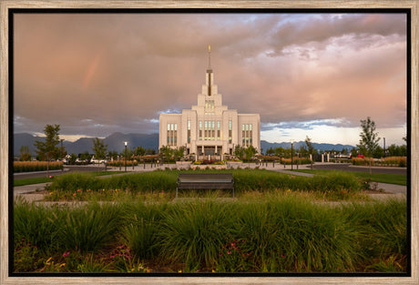 Saratoga Springs - Promised Blessings - framed giclee canvas