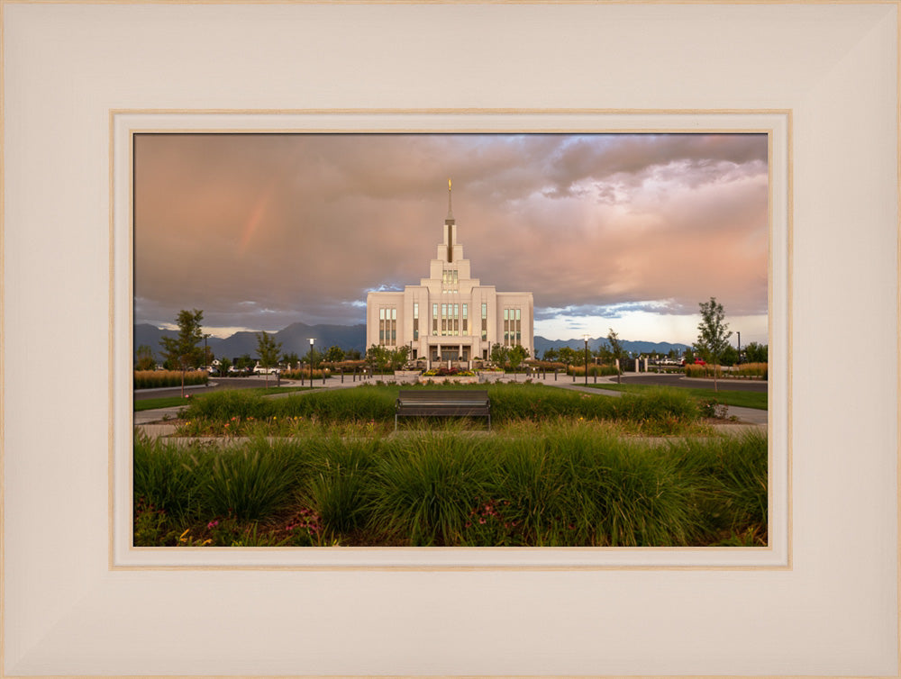 Saratoga Springs - Promised Blessings - framed giclee canvas