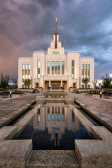 Saratoga Springs Temple - Ponder - 8x12 giclee paper print