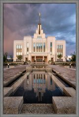 Saratoga Springs Temple - Ponder - framed giclee canvas