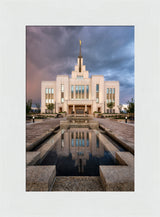 Saratoga Springs Temple - Ponder - framed giclee canvas