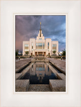 Saratoga Springs Temple - Ponder - framed giclee canvas