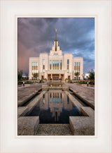 Saratoga Springs Temple - Ponder - framed giclee canvas