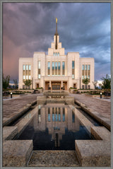 Saratoga Springs Temple - Ponder - framed giclee canvas