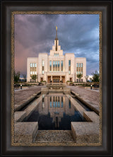 Saratoga Springs Temple - Ponder - framed giclee canvas