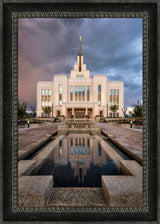 Saratoga Springs Temple - Ponder - framed giclee canvas