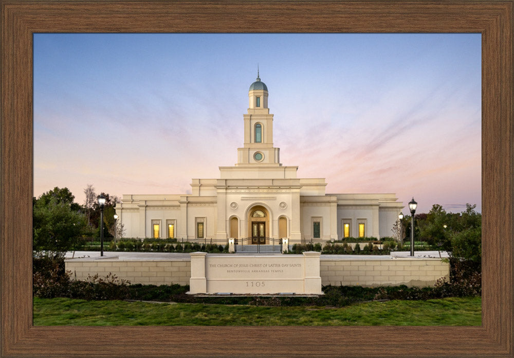 Bentonville Arkansas Temple- Morning Light