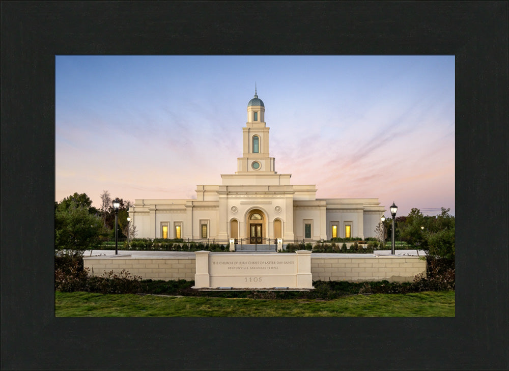 Bentonville Arkansas Temple- Morning Light