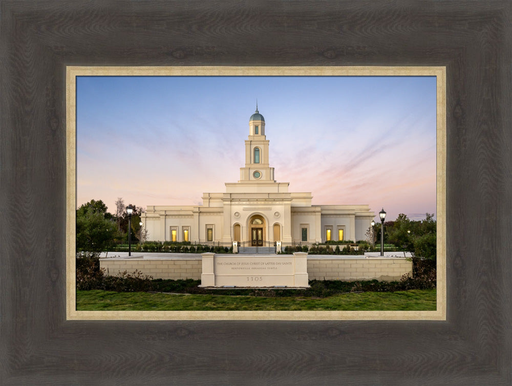 Bentonville Arkansas Temple- Morning Light