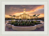 McAllen Temple- Eventide - framed giclee canvas