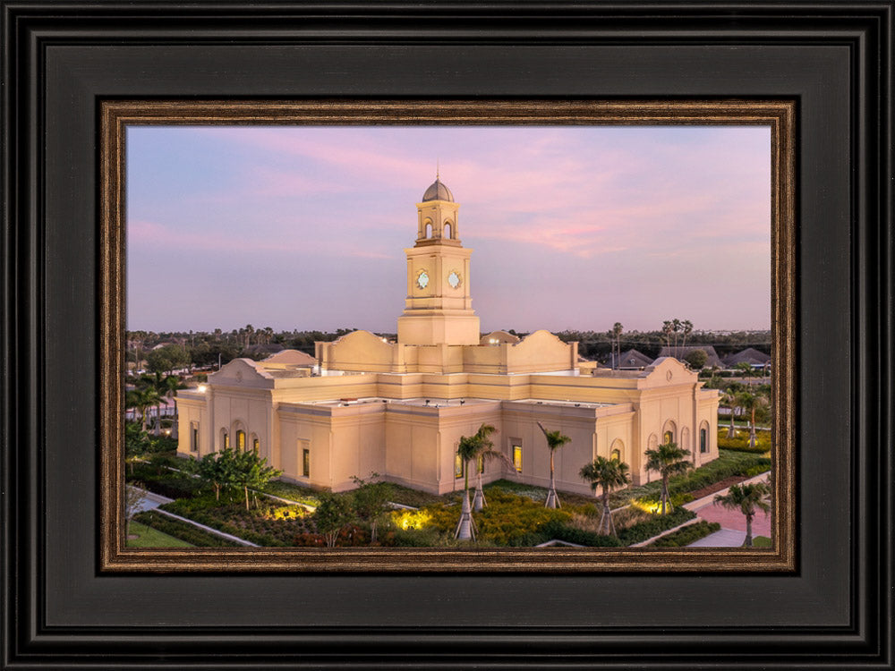 McAllen Temple- Hope - framed giclee canvas