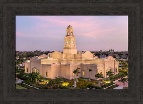 McAllen Temple- Hope - framed giclee canvas