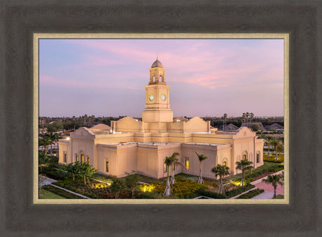 McAllen Temple- Hope - framed giclee canvas