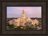 McAllen Temple- Hope - framed giclee canvas