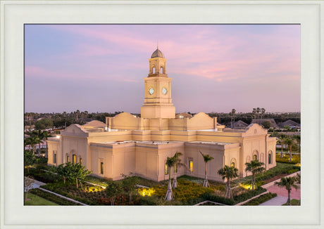 McAllen Temple- Hope - framed giclee canvas