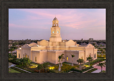 McAllen Temple- Hope - framed giclee canvas