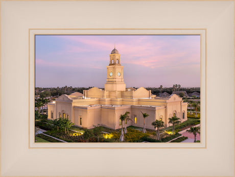 McAllen Temple- Hope - framed giclee canvas