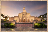 McAllen Temple- Covenant Path - framed giclee canvas