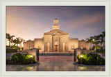 McAllen Temple- Covenant Path - framed giclee canvas