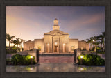 McAllen Temple- Covenant Path - framed giclee canvas