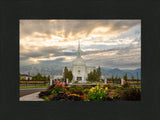 Orem Temple- Tranquility - framed giclee canvas