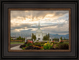 Orem Temple- Tranquility - framed giclee canvas