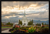 Orem Temple- Tranquility - framed giclee canvas