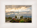 Orem Temple- Tranquility - framed giclee canvas