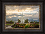 Orem Temple- Tranquility - framed giclee canvas