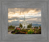 Orem Temple- Tranquility - framed giclee canvas