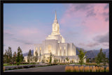 Orem Temple- Clarity - framed giclee canvas