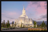 Orem Temple- Clarity - framed giclee canvas