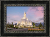 Orem Temple- Clarity - framed giclee canvas