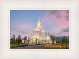 Orem Temple- Clarity - framed giclee canvas