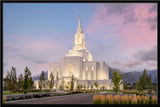 Orem Temple- Clarity - framed giclee canvas