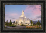 Orem Temple- Clarity - framed giclee canvas