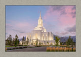 Orem Temple- Clarity - framed giclee canvas