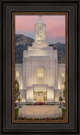 Orem Temple - Mighty Fortress - framed giclee canvas