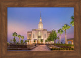 Red Cliffs Utah Temple - Covenant Path - framed giclee canvas